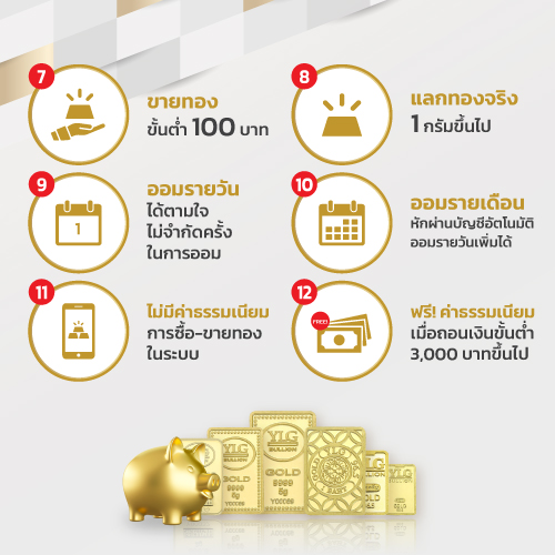 ข้อดีออมทองกับylg