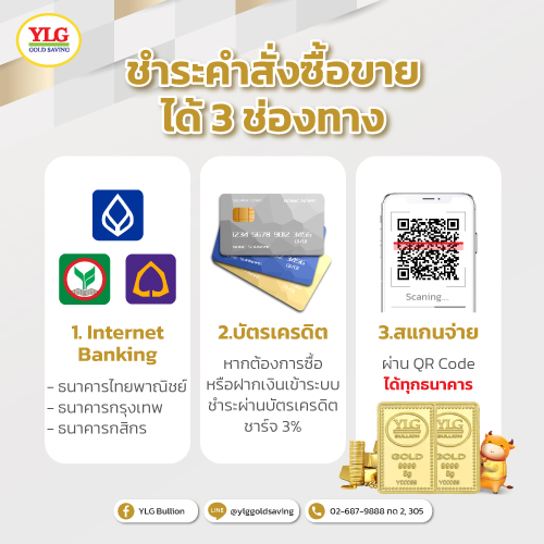 ออมทองชำระได้กี่ช่องทาง