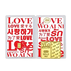 การ์ดทองคำแท่ง LOVE