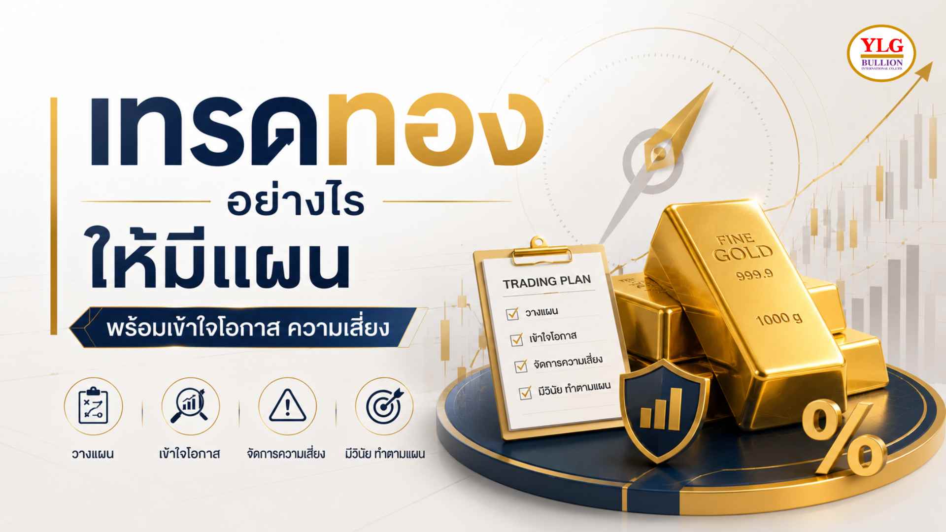เทรดทองอย่างไรให้มีแผน พร้อมข้าใจโอกาส ความเสี่ยง
